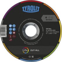 Tyrolit - Trennscheiben 125x1mm Set Basic Cut-all, Handtrennscheiben Gerade Form41 - 25 Stück
