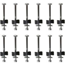Memkey - 12 Pack Trampoline Spacers With Screws For Fixing Trampoline, Replacement Trampoline Accessories