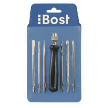 Destornillador multihojas + estuche 4 hojas – 674050