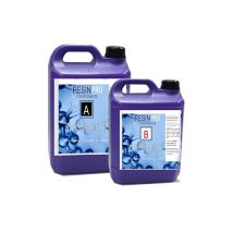 Resina Epossidica Trasparente Atossica Multiuso Per Colata Da 8 Kg Resin Pro
