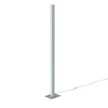 Lámpara de pie Linear LED – Base cuadrada de aluminio – Difusor de PMMA satinado – Tira LED de alta calidad