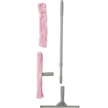 Fensterreinigungsset Mit Teleskopgriff, Max. 95 Cm