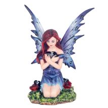 Signes Grimalt - Hada Corazon Partido Graue Feenfigur – 17 X 12 X 12 Cm, Fantasie Und Romantik