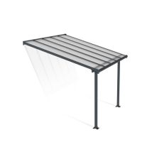 Palram - Canopia Olympia Marquesina Pérgola De Aluminio 3x3 M Gris