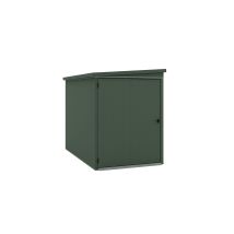 Weka Gary Metall Fahrradgarage Grün 2,42 M² Gerätehaus Aus Metall In Grün, Geräteschrank Mit 0,7 Mm Wandstärke Gartenhaus