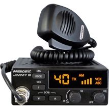 President Jimmy III CB-Funkgerät – 40 Kanäle AM/FM – 12 VDC – LED-Display – Mikrofon – externe Lautsprecherbuchse