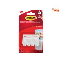 Command - White Micro Hooks (pack 3) - Com17066