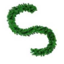 Everlands - Imperial Pine Christmas Garland - Plain Green - 270cm X 30cm