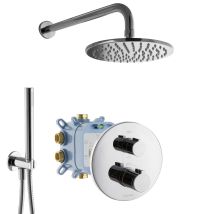 Paulgurkes - Duschsystem Komplett Set Regendusche Mit Grundkörper Box