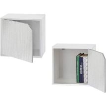 Cubetto Bioclimatique Avec Porte Blanche 35x29x35