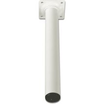 Möbelfüße Tischbeine Rund Möbelbeine Ø 30 Mm Länge 150 Mm Stahl Weiß