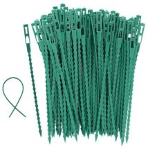 Ulisem 100 Clips De Soporte Para Plantas, Ideales Para Tomates, Árboles Y Como Bridas Para Cables - Bridas De Plástico Reutilizables Para Jardinería.