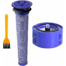 Goodforyou - Post-motor V6 Hepa Filter & V6 Vacuum Pre-filter, Replacement Filter Kit For Dyson V6 Range Dc58 Dc59 Dc61 Dc62, Vacuum Cleaner Accessory