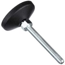 Piedino Di Regolazione Aep38 Filettatura M6 X 50/portata Fino A 100 Kg (4 Pezzi)