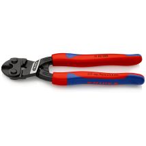 Knipex 71 02 200 Sb Cobolt Kompakt-bolzenschneider Mit Schlanken Mehrkomponenten-hüllen Schwarz Atramentiert 200 Mm
