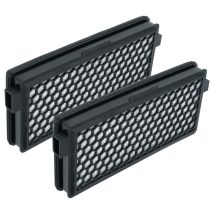 Vhbw 2x Filtro Compatibile Con Miele S4262, S4212 Plus, S4261, S4212, S4222, S4221, S4260 Aspirapolvere - Filtro Hepa/ai Carboni Attivi Nero / Bianco