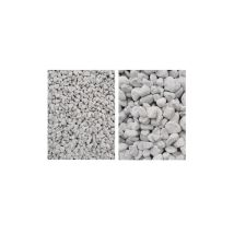 Ciottoli Ornamentali 'bianco Carrara' Granulometria 15/25 Mm