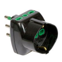 Fme 82.241 Adattatore 16a 2p+t-2 Bipas Schuk Nero