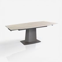 Mesa Extensible De Cerámica Y Metal Vama