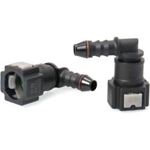 2er-set Kraftstoffschlauchverbinder Für Autos, Benzinschlauchanschluss, 90-grad-schnellverbinder, Kunststoff 7,89 Mm Id6-anschluss