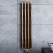 Terma - Ribbon V Designer Radiator 1720 X 390mm Vertical Copper Central Heating