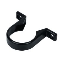 Floplast Abs Pipeclip 32mm Black - Durable Plumbing Solution