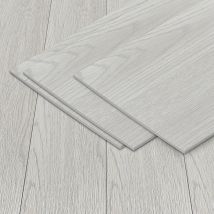 Tolletour Pavimento Pvc Adesivo 36 Pz Rovere Bianco 91.5×15.2 Cm