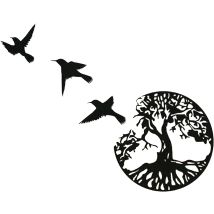 Art Mural En Métal, Art De L'Arbre De Vie, Signe De ​ Arbre En Métal, Décoration Murale, Décor D'Intérieur