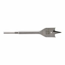 Wolfcraft – Mecchia a spada 25 mm – Acciaio per utensili temprato – Codolo esagonale da ¼ – Ø 25 x 152 mm