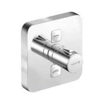 Kludi - Push Up-thermostatarm. Mit Drucktaste Für 2 Verb., Soft Edge Chrom