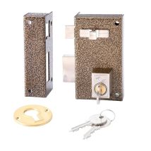 Cerradura 56a/60/he Izquierda , Cerradura 56a/60/he Izquierda.- Cerradura De Sobreponer.- Picaporte Accionado Por Llave Exteriormente Y Con Llave Y 