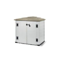 Gartenbox Aus Epoxidharz Box Evo 100, Inklusive Bodenbelag, 131x88x133h Cm Von Ezooza
