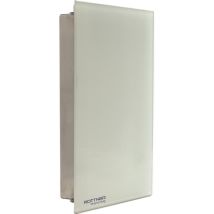 Armario para llaves de vidrio – Acero y cristal – 8 ganchos – 4 imanes