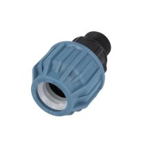 Jason - Pp-klemmverbinder Mit Ag, Ø 50 Mm X 1 1/2 Zoll - Dvgw Zugelassen