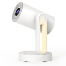Proiettore Etoe Starfish: Android Tv 4k, Rotazione Di 140°, Correzione Automatica Dell'immagine, Controllo Vocale, Altoparlante Bluetooth E Luce 