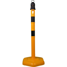 Paletto di Sicurezza in Policabonato PP Giallo – 1.000 mm di Altezza – Diametro 63 mm – Facile Installazione