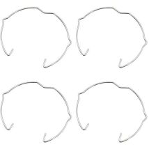 Pack Of 36 Lamp Mounting Rings For Gu10 Mr16 Spotlights, 50 Mm, Silver, Horn Shape, Lamp Holder, Spring Clip, Lamp Socket For Led Light Or Recessed 