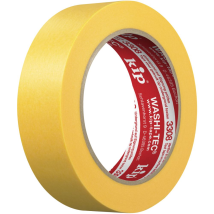 Kip - Nastro Per Mascheratura 3308 Washi-tec Premium Plus Giallo L.50m P.30mm Rl. (per 32)