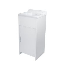 Negrari - Kompaktwaschanlage Aus Pvc Weiss 42x34 Cm Mod. Rocco