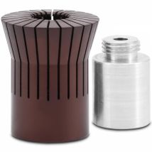 MSW – Cabezal para tapadora de botellas – Ø 22 mm – Acero – Color marrón y plata – Compatible con engarzador 10062077