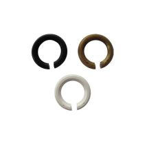 Electraline - Anillo De Fijación E27, E14, De 40,6 A 42mm, Blanco Negro Y Oro