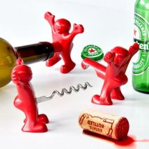Northix – Corkscrew and Bottle Opener Set – Gift Box – 6 x 8 x 7.5 cm