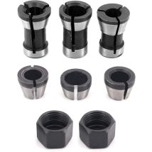 Minkurow Testa Di Mandrino, Mandrino Per Trapano, Testa Adattatore Convertitore 6mm 6,35mm 8mm, 6 Pezzi