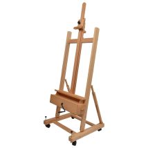 Staffelei Holz Profi Atelierstaffelei Für Keilrahmen Bis 210cm