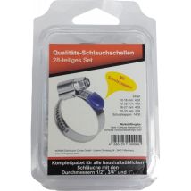 Fascetta stringitubo GEMI – Kit W1 28 pezzi – Diametro max 32mm, Diametro min 10mm – Idraulica riscaldamento