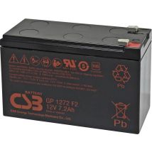 Csb Gp 1272f2 Batería Agm 12 V 7.2 Ah Negra