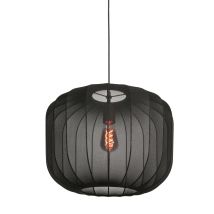 Anne Lighting - Hängeleuchte - Sable - Schwarz - Leinen Metall -