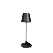 Imperia Lampada Da Tavolo Led Ricaricabile Dimmerabile Thelma 3cct 3w 280lm Nero