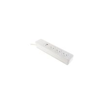 Bloque Mantea 3 Tomas Easyeject + 2 Usb Blanco 1.5m - Otio