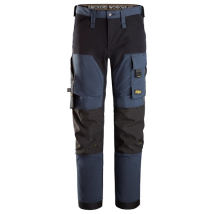 Pantalone Softshell Stretch 4 Direzioni Allroundwork Tg. 50 Blu Navy